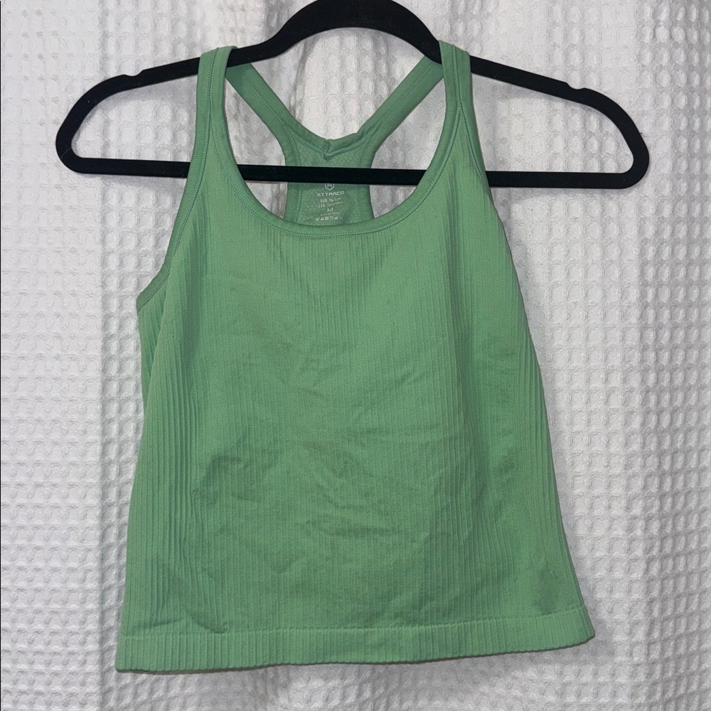 Workout racer back top